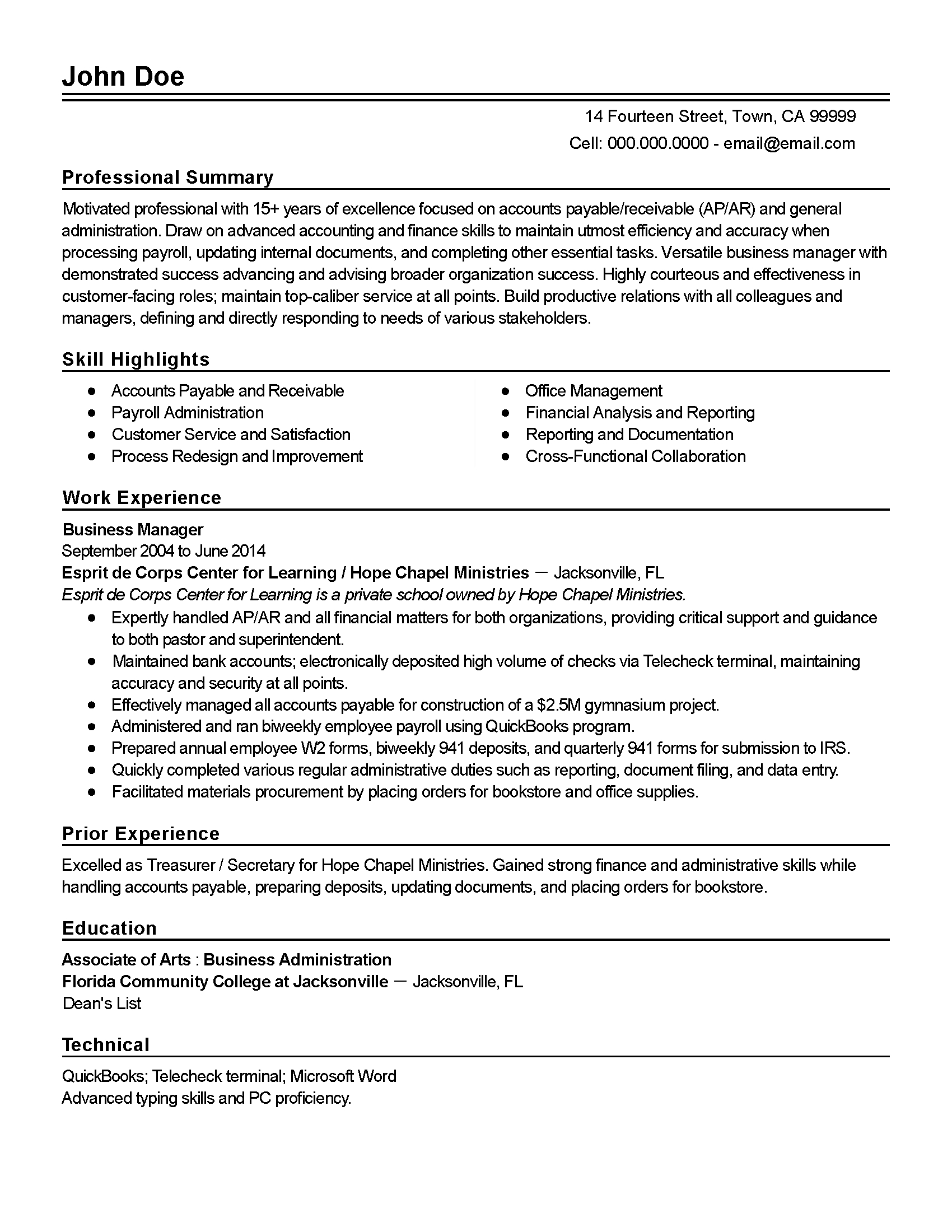 Professional Accounts Payable Receivable Clerk Templates To Showcase regarding proportions 1700 X 2200