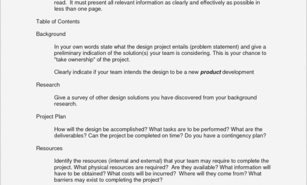 Project Roi Template Inspirational Proposal Outline Template Samples regarding sizing 922 X 1193