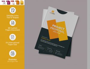 Proposal Template On Behance in proportions 1400 X 1069