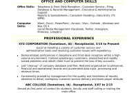 Receptionist Resume Sample Monster with regard to measurements 1700 X 2200