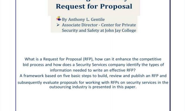 Request For Proposal Security Assessment New 7 Security Proposal regarding measurements 788 X 1114