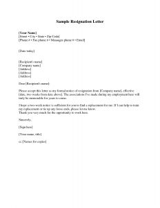 Resignation Letter Sample 2 Weeks Notice Free2img Yup with regard to size 1275 X 1650