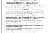 Restaurant Manager Resume Sample Monster inside proportions 1700 X 2200