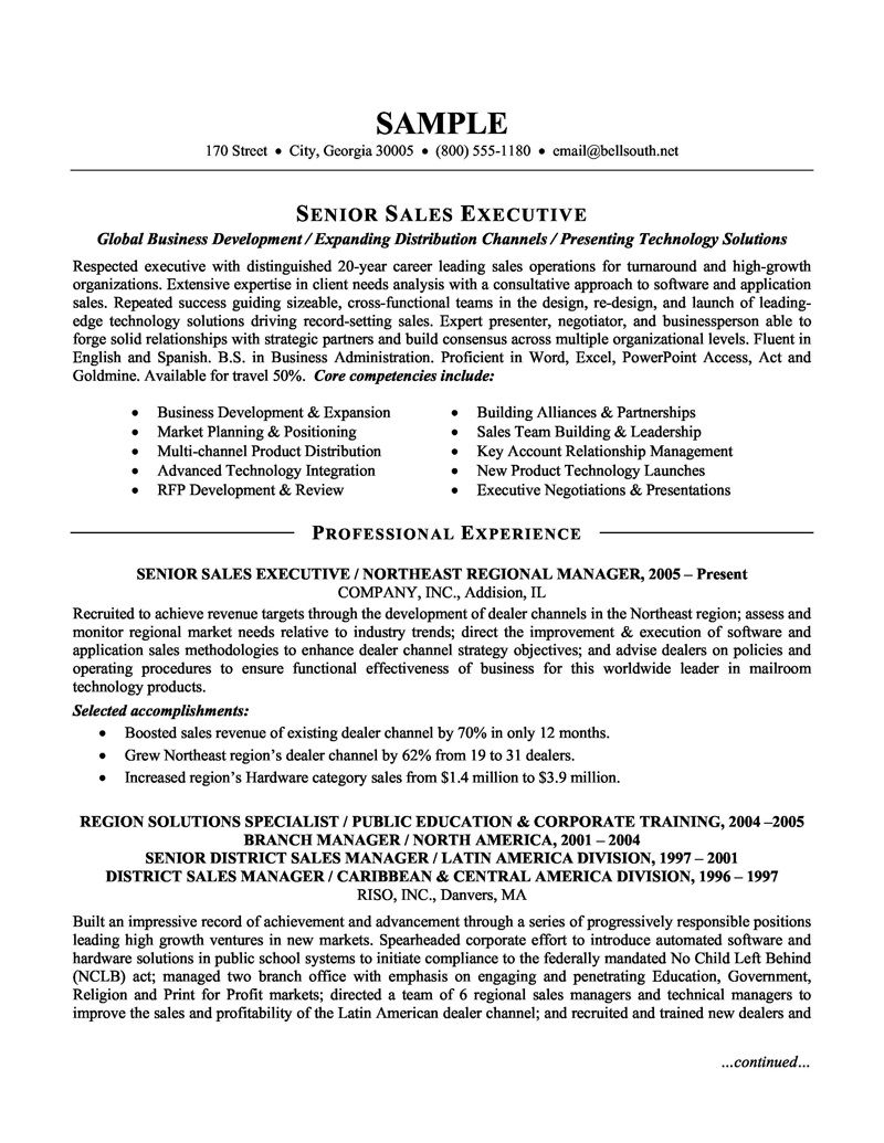 Resume Examples Executive Examples Executive Resume for size 800 X 1035