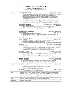 Resume Film Resume Template Economiavanzada pertaining to dimensions 791 X 1024