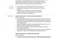 Resume Front End Developer Objectivejob Sample Designer Education with regard to sizing 1275 X 1650