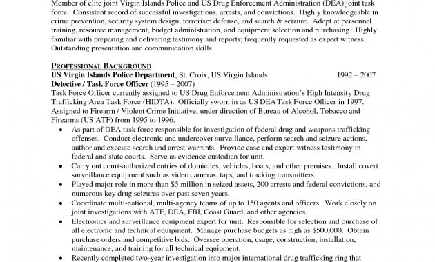 Resume Law Enforcement Resume Beautiful Warehouse Objective within measurements 1275 X 1650