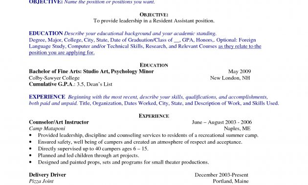 Resume Objective High School Studentsmple Sample For First Job for sizing 1275 X 1200