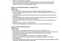 Resume Template Resume For Direct Support Professionalnt Template within measurements 860 X 1240