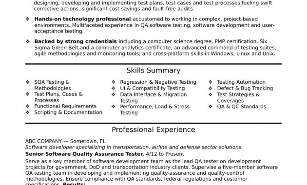 Resume Templates For Qa Tester Resume Resumetemplates Templates for proportions 1700 X 2200