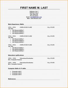 Resume Templates Pdf Best Of 13 Blank Template Images Form 4 for sizing 1242 X 1606