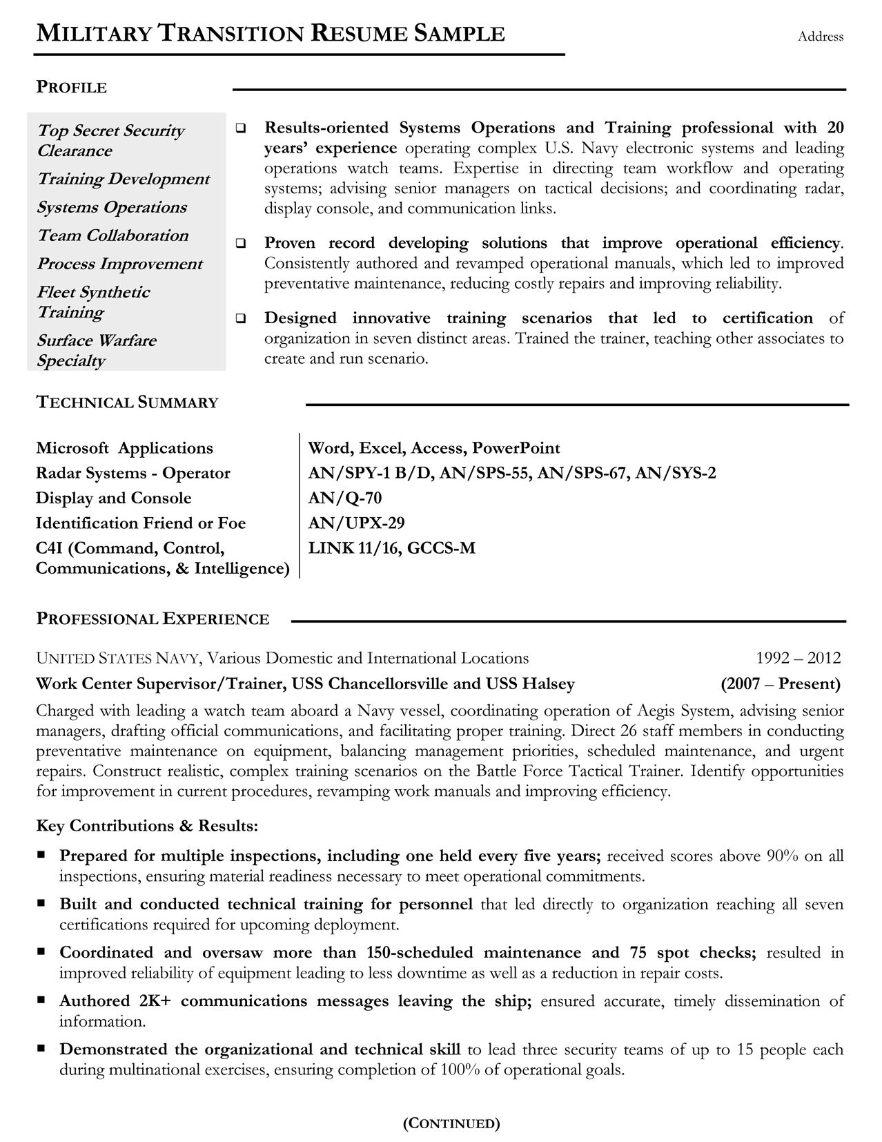 Resume Templates Veterans Resume Resumetemplates Templates with regard to dimensions 1278 X 1654