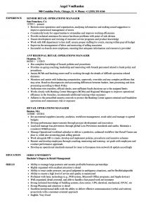 Retail Operations Manager Resume Samples Velvet Jobs with regard to sizing 860 X 1240