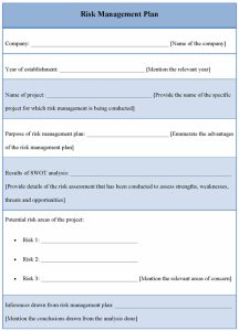 Risk Management Plan Template Proposal Management Plan Template with regard to size 850 X 1180