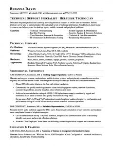 Sample Resume For Experienced It Help Desk Employee Monster regarding dimensions 1700 X 2200