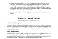 Sample Rfp Template Gallery Website Request For Proposal Template intended for size 1275 X 1650