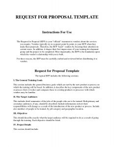 Sample Rfp Template Gallery Website Request For Proposal Template intended for size 1275 X 1650