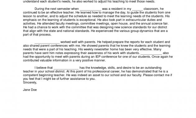 Sample Student Teacher Recommendation Letters V9nqmvof Producers inside proportions 1275 X 1650