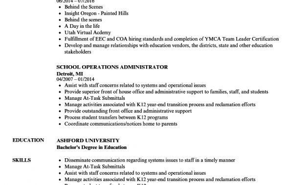 School Administrator Resume Samples Velvet Jobs regarding proportions 860 X 1240