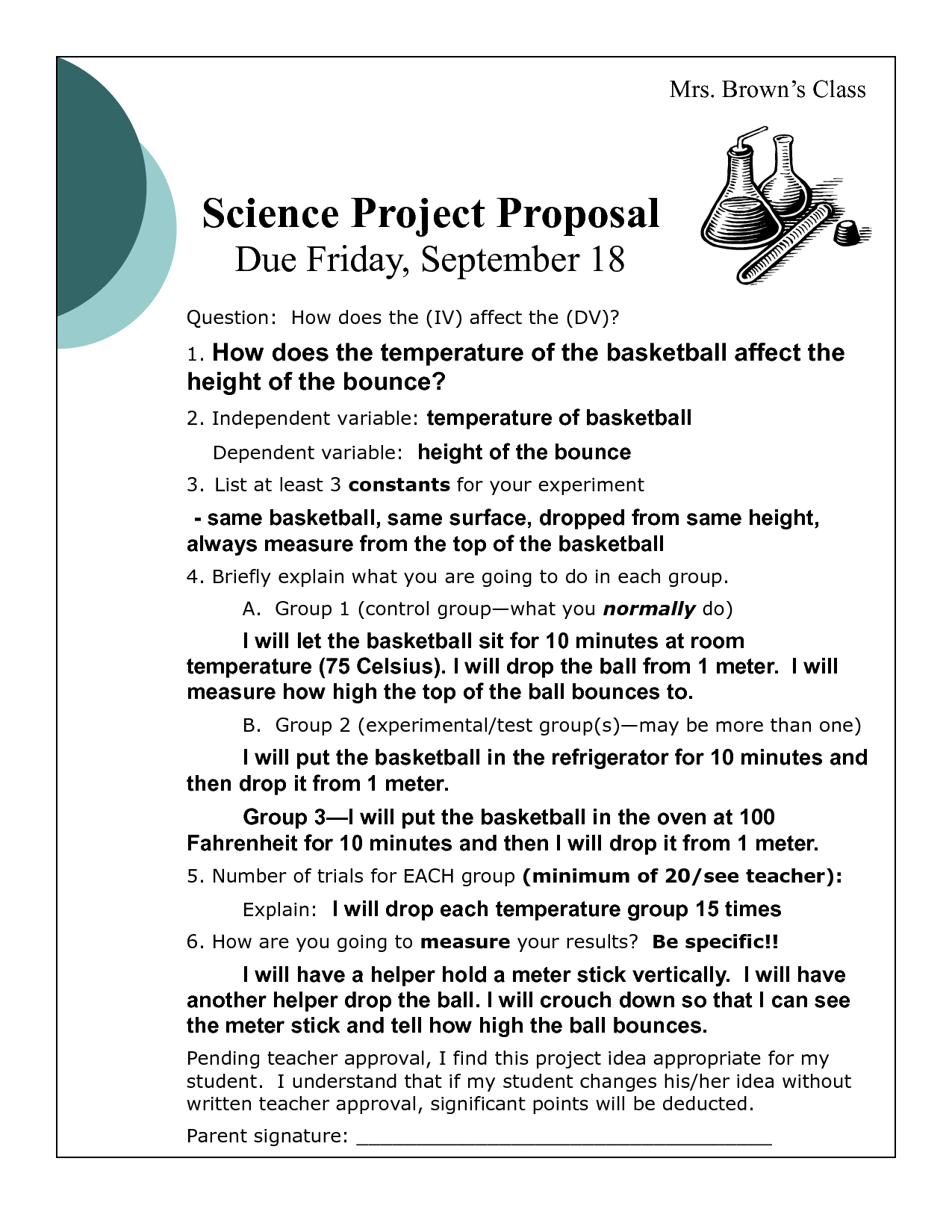 research proposals ideas science