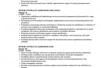 Senior Contracts Administrator Resume Samples Velvet Jobs with measurements 860 X 1240