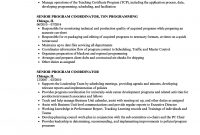 Senior Program Coordinator Resume Samples Velvet Jobs for sizing 860 X 1240