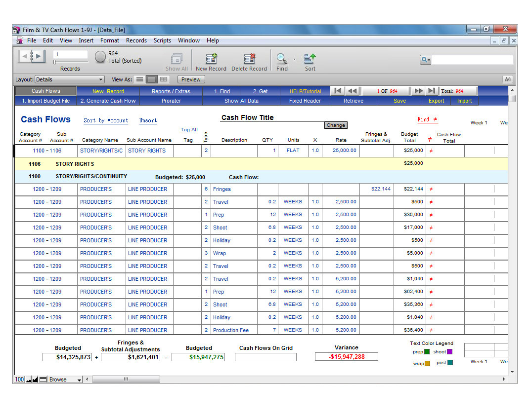 Showbiz Cash Flows Showbiz Software From Media Services inside dimensions 1074 X 845