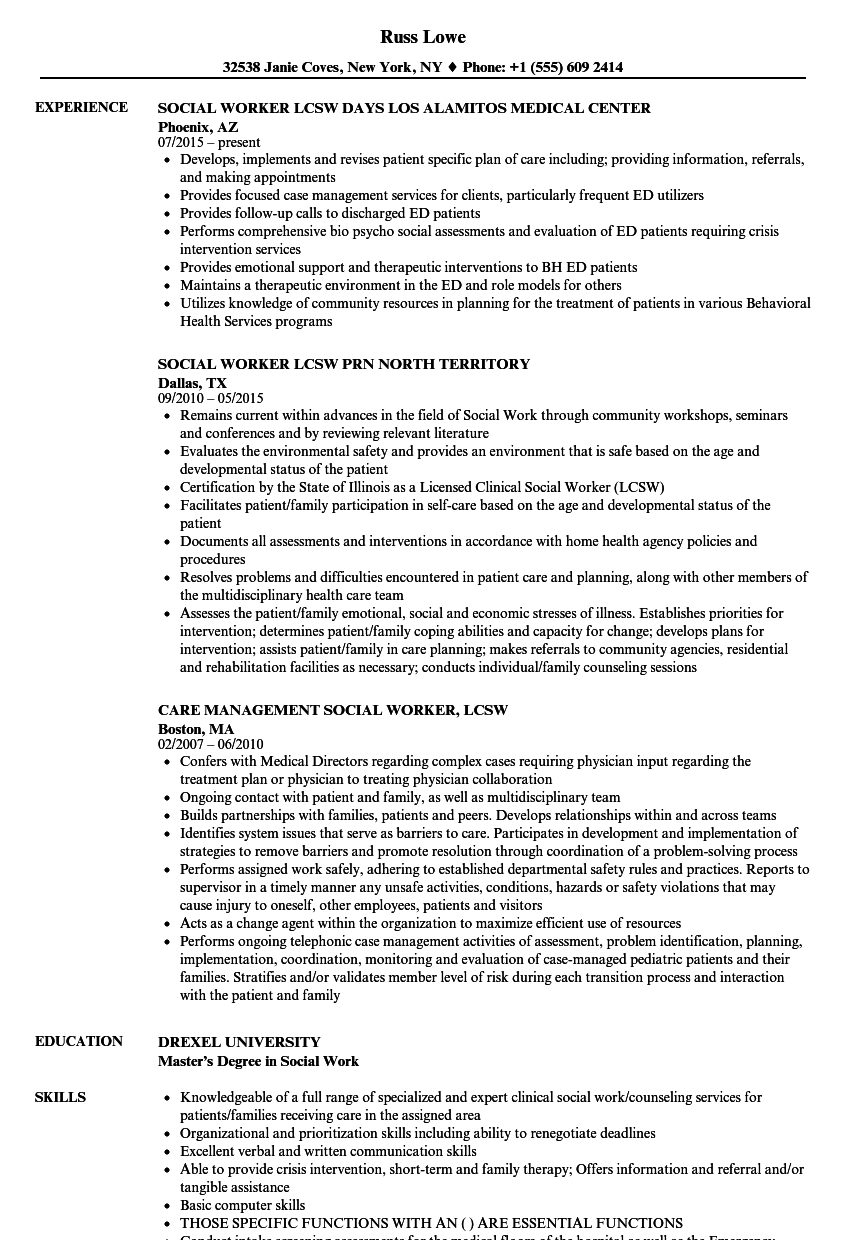 Social Worker Lcsw Resume Samples Velvet Jobs throughout proportions 860 X 1240