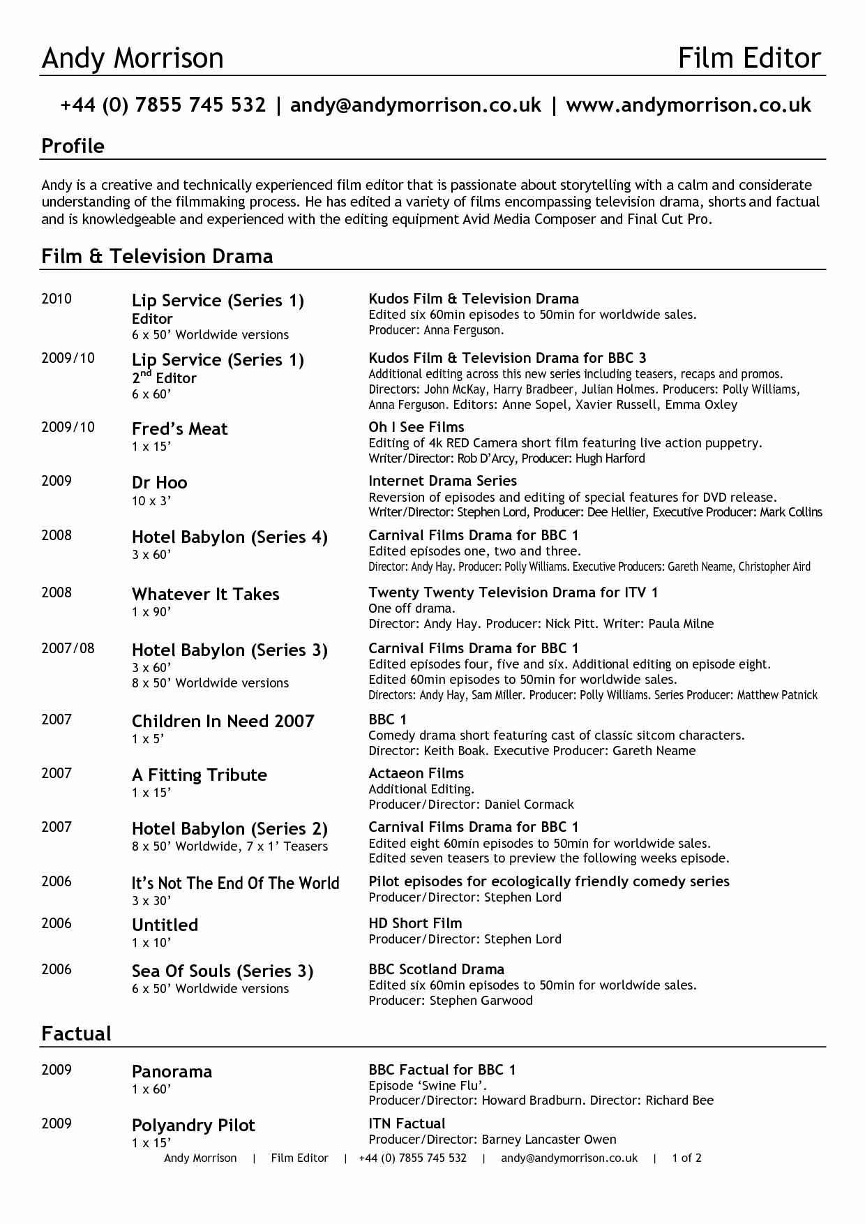 The 24 Inspirational Pics Of Film Director Resume Certificate Template for sizing 1240 X 1754