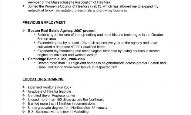 The Real Estate Agent Resume Examples Tips Placester pertaining to sizing 2550 X 3300