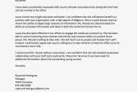 Write An Employee Recommendation Letter within dimensions 1000 X 1294