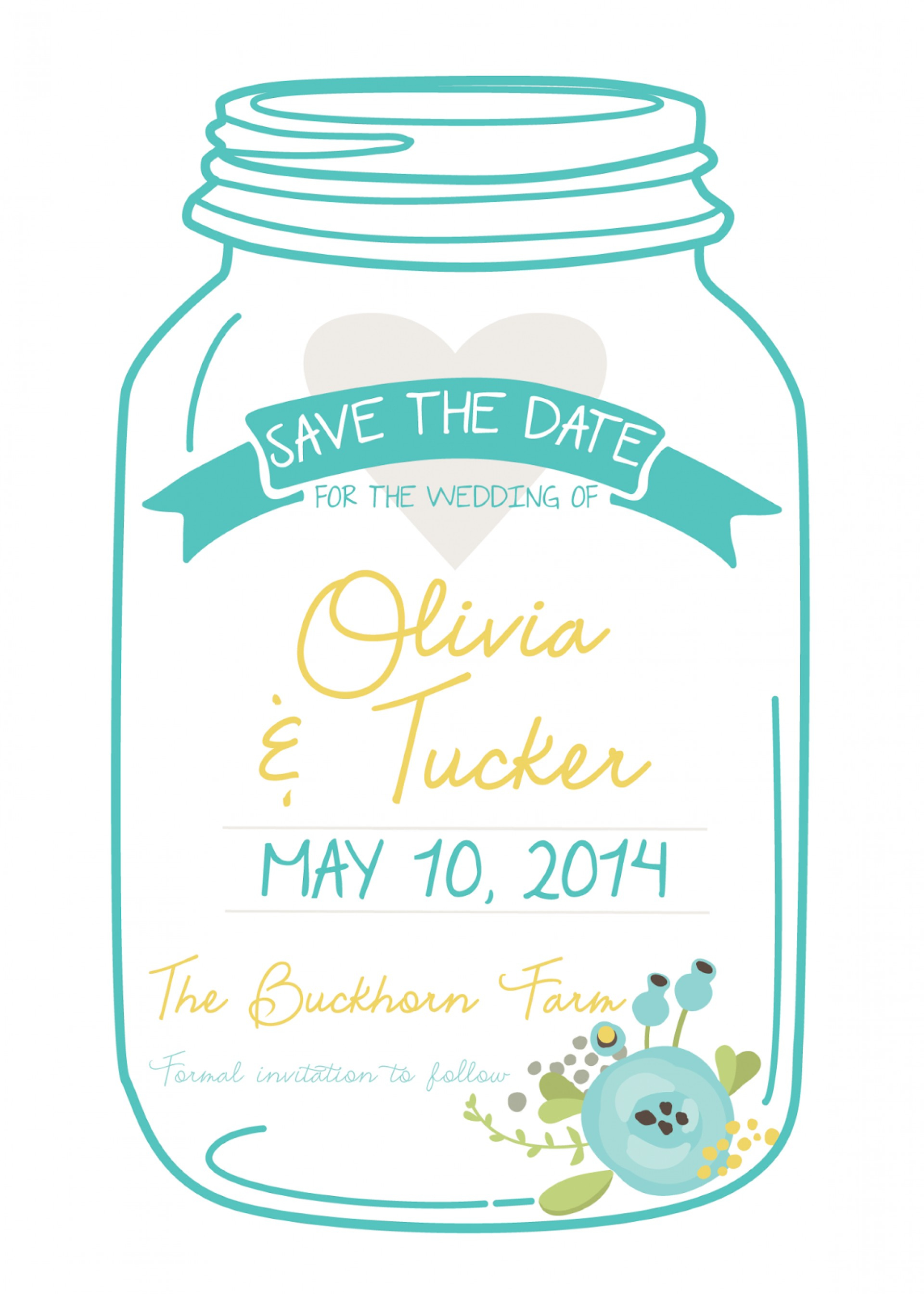 001 Mason Jar Invitation Template Ideas Outstanding Party Invite regarding measurements 1920 X 2687