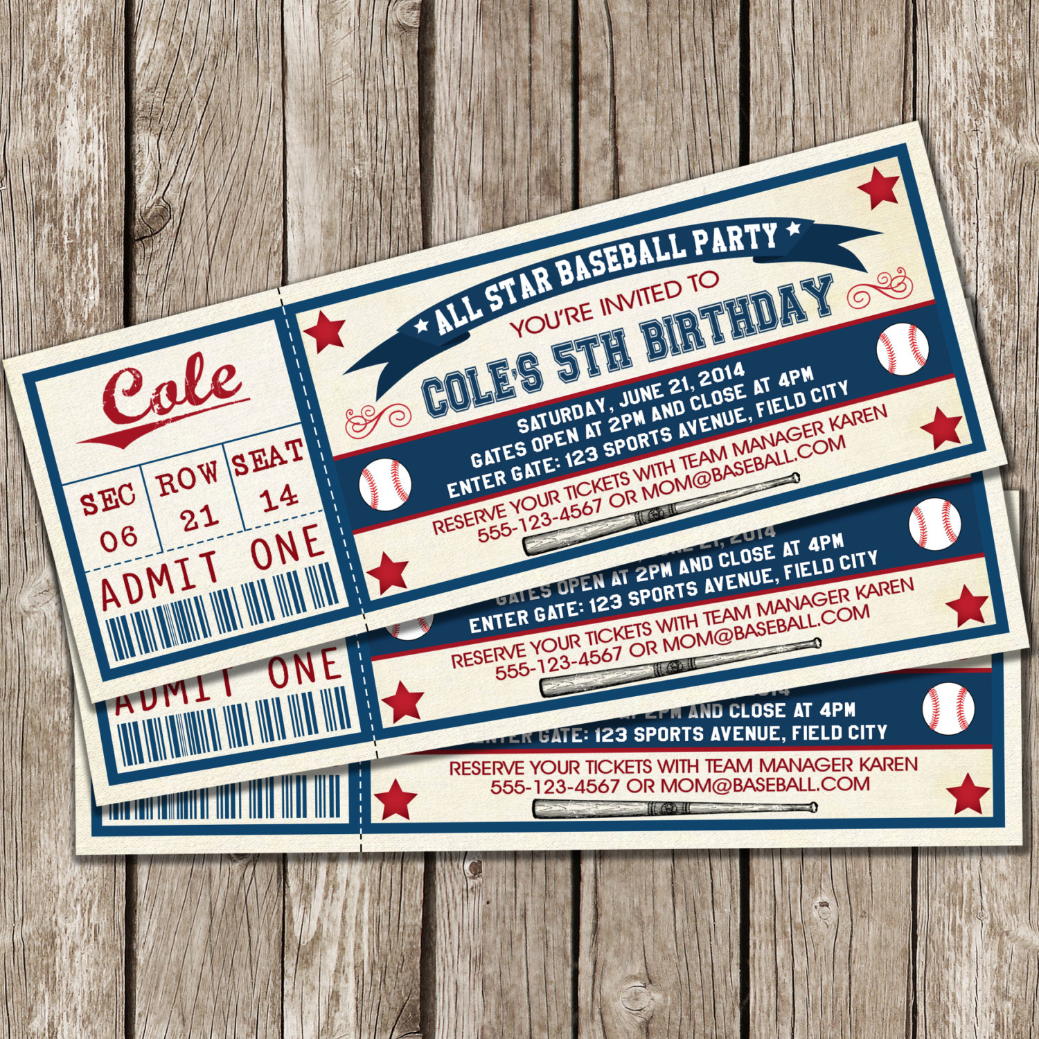 002 Baseball Ticket Invitation Template Free Kcko98xgi Archaicawful with regard to sizing 1500 X 1500