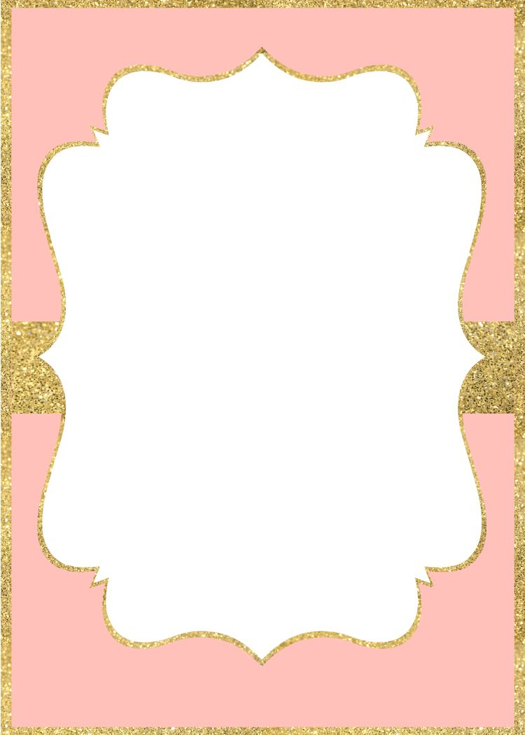 002 Pink And Gold Invitations Templates Template Formidable Ideas within proportions 750 X 1050