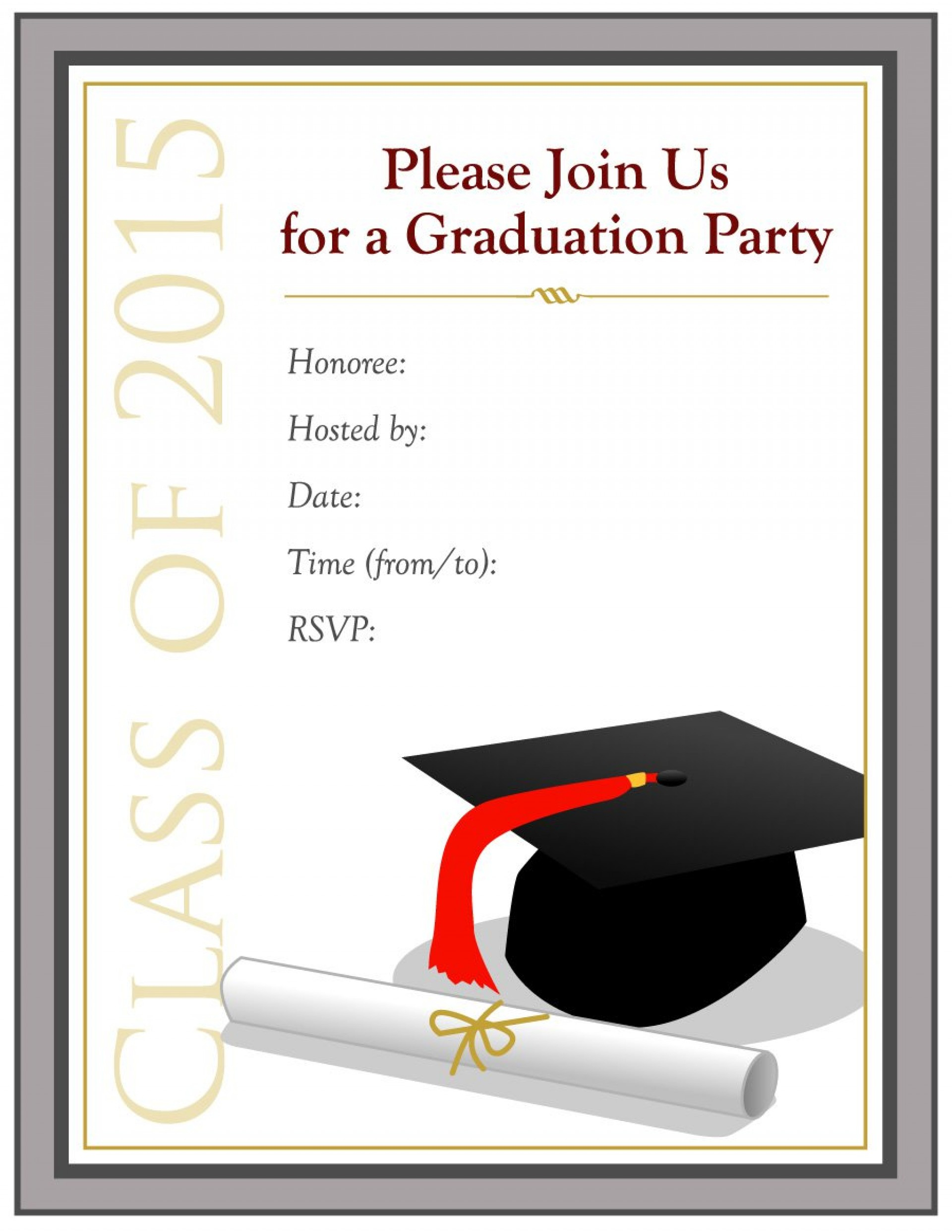 003 Template Ideas Free Graduation Party Invitation Templates for dimensions 1920 X 2485