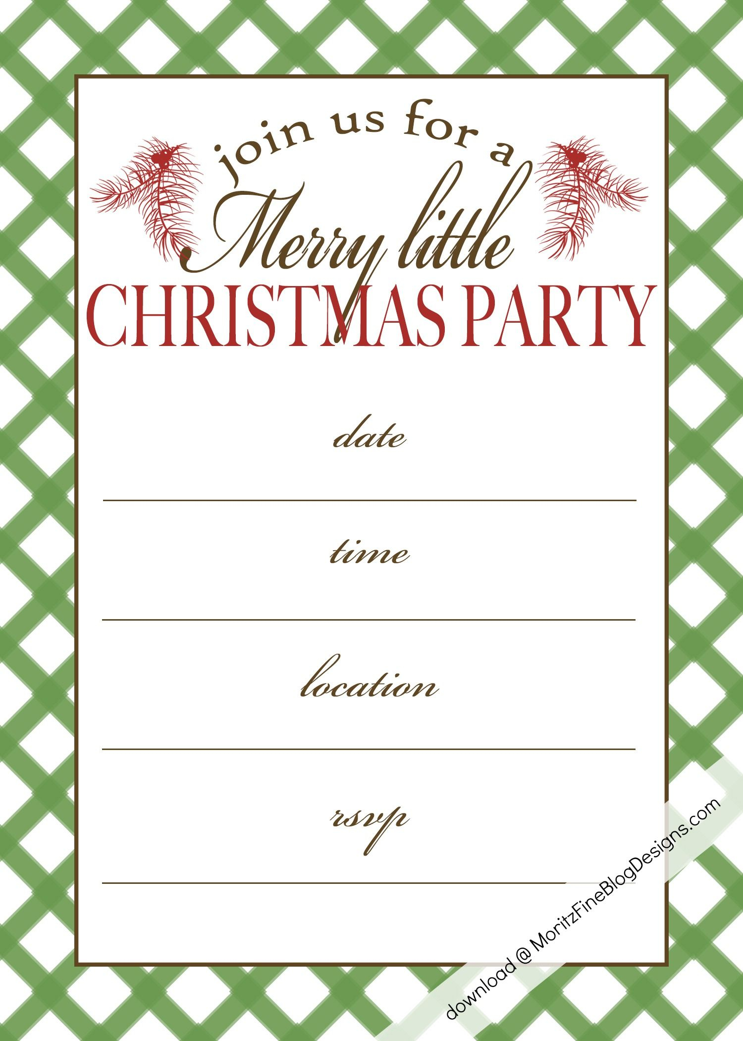 005 Holiday Party Invite Template Ideas Christmas Invitation with dimensions 1500 X 2100