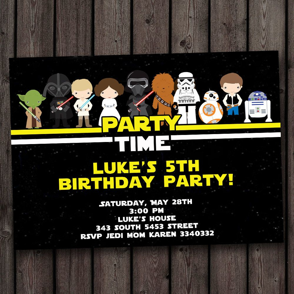 006 Star Wars Birthday Invitation Template Wondrous Ideas Free regarding proportions 1000 X 1000