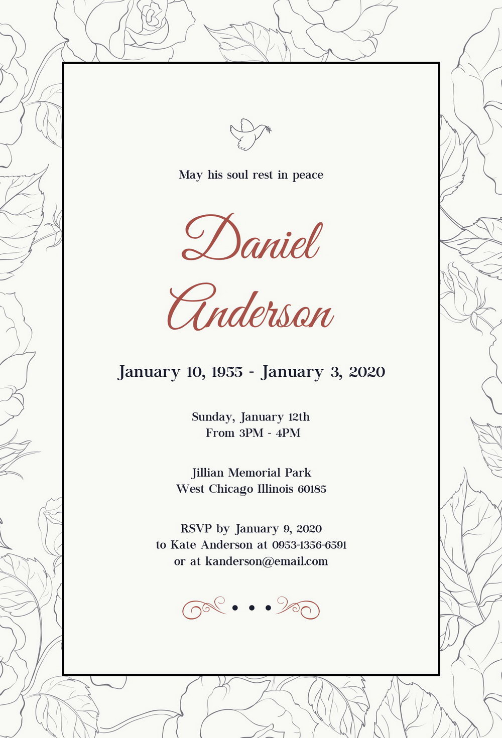 009 Template Ideas Funeral Invitation Exceptional Free Download Word in sizing 1000 X 1471