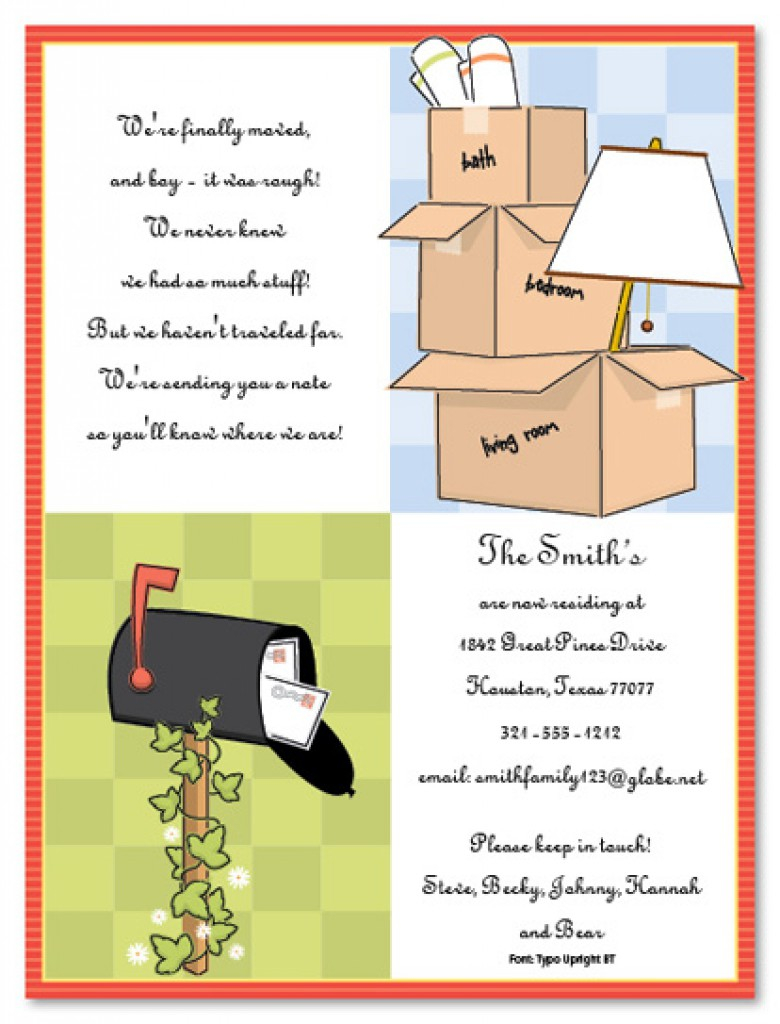 012 Free Housewarming Invitation Templates Printable Party in measurements 780 X 1024