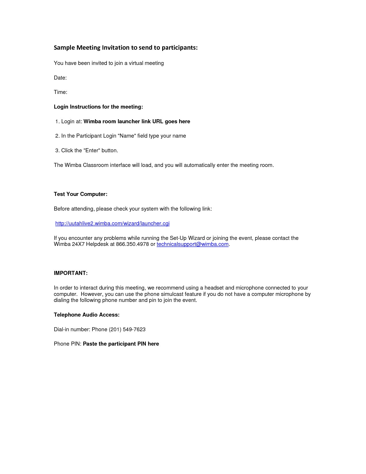 013 Meeting Request Email Template Business Papillon Northwan pertaining to sizing 1275 X 1650