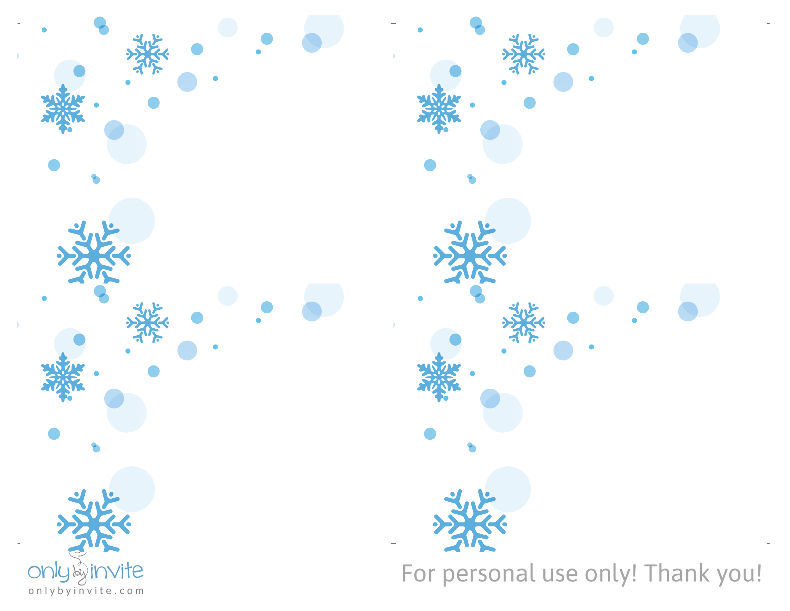 015 Free Printable Winter Snowflakes Wedding Rsvp Card Template inside measurements 2750 X 2125