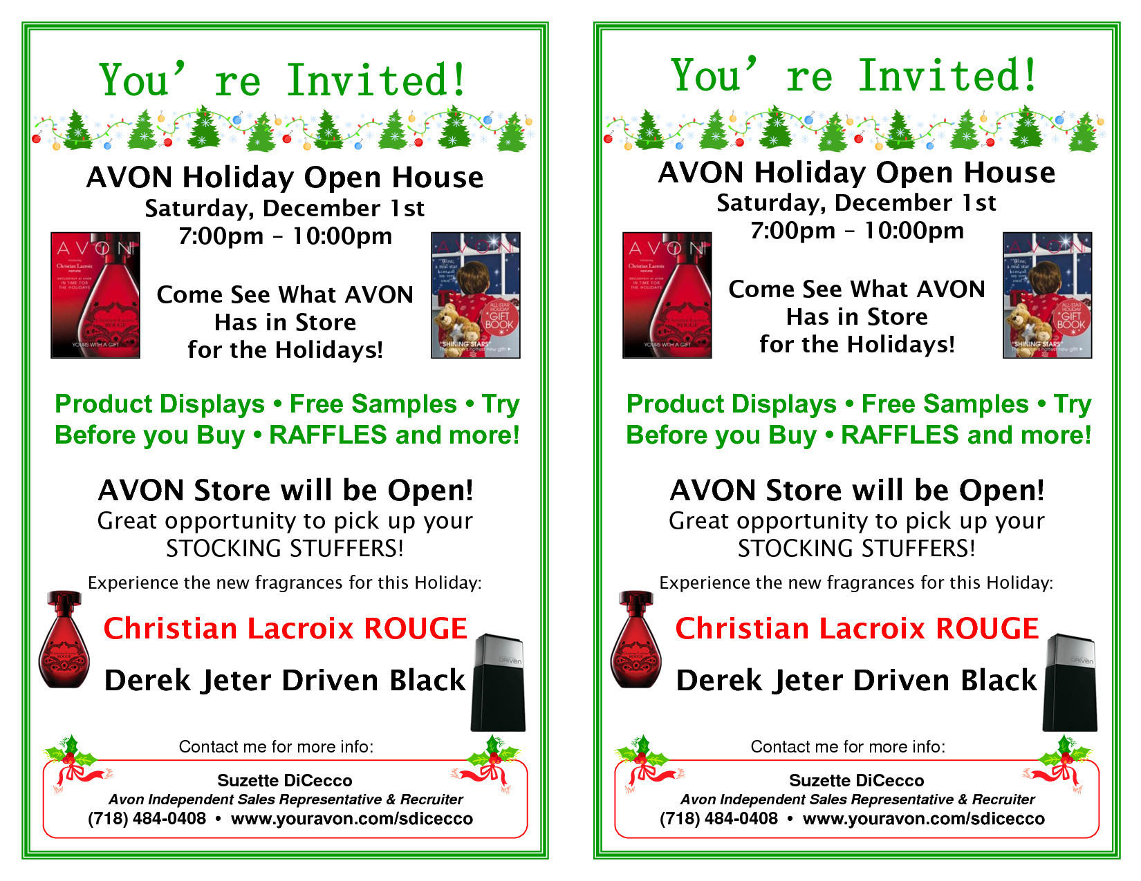 021 Holiday Open House Invitation Templates Simple Invitations throughout size 1650 X 1275