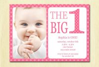 1 Year Birthday Party Invitation Templates Invitation Template Ideas inside sizing 1500 X 1071