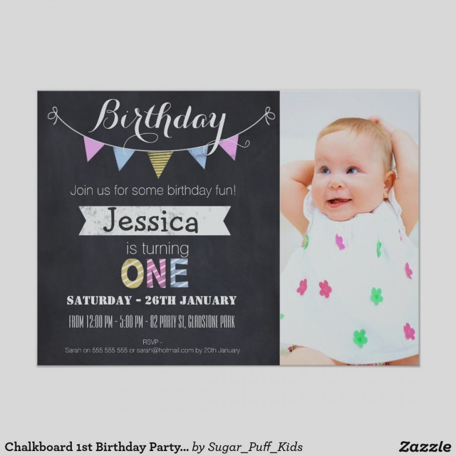 1 Year Birthday Party Invitation Templates Website Templates pertaining to measurements 920 X 920