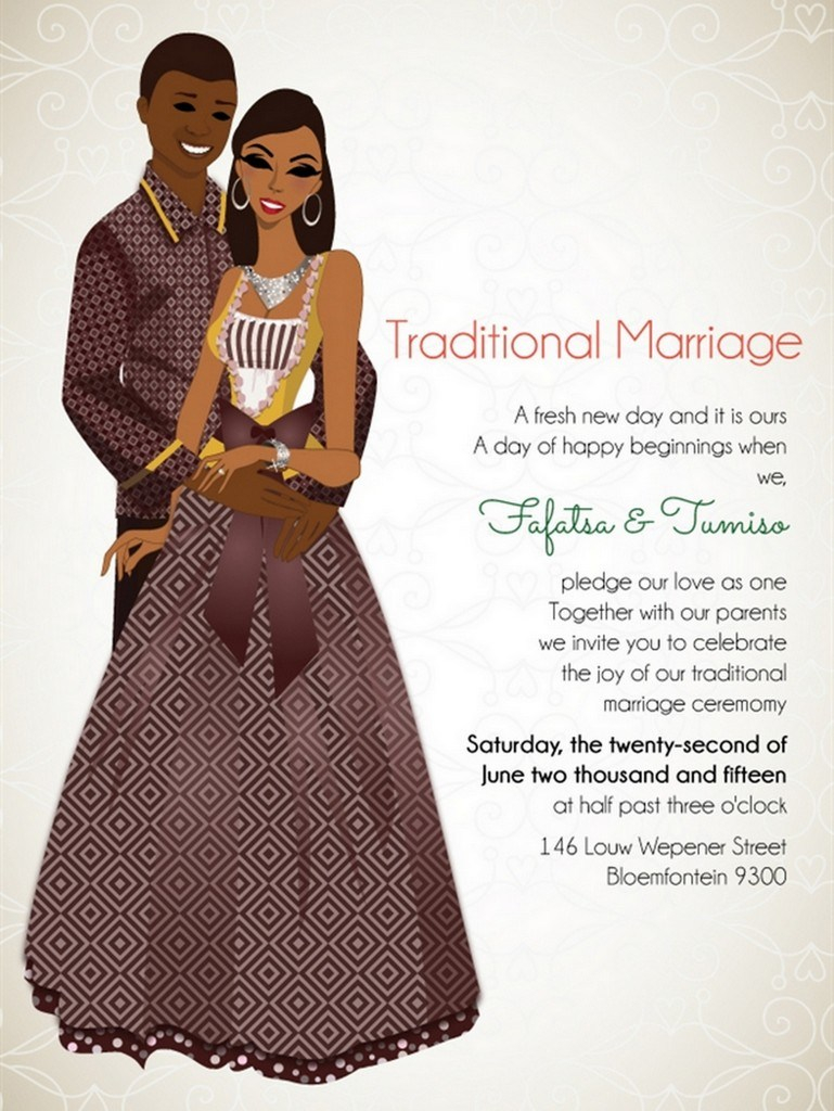 10 African Wedding Invitations Designed Perfectly Knotsvilla regarding dimensions 769 X 1024