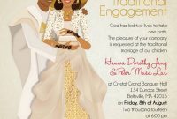 10 African Wedding Invitations Designed Perfectly Wedding within measurements 769 X 1024