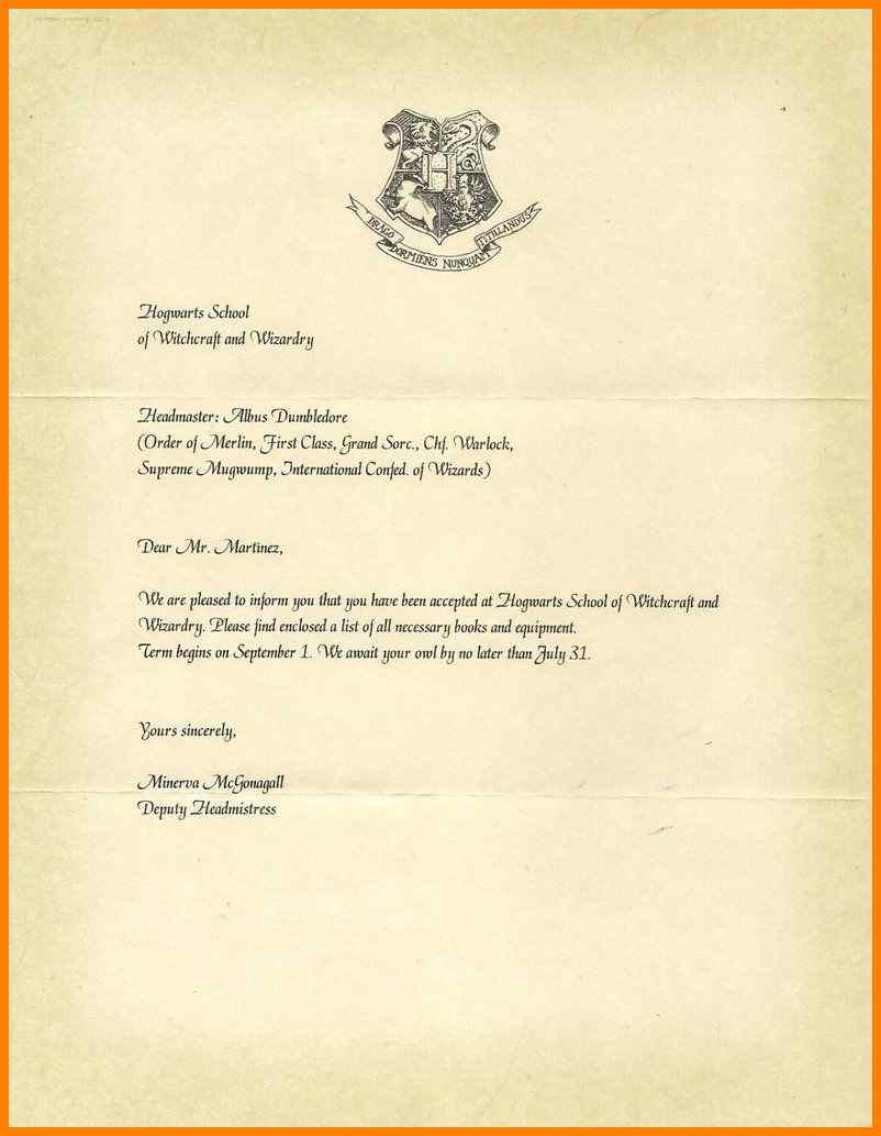 11 Harry Potter Acceptance Letter Template Download Plastic Mouldings with measurements 802 X 1033