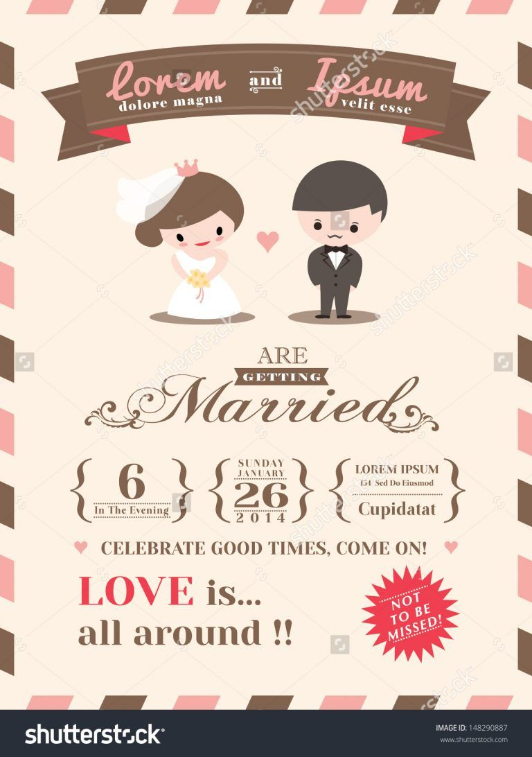 11 Make An Electronic Wedding Invitation Template Customize With inside measurements 768 X 1092