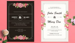 12 Customize Our Easy To Use Adobe Illustrator Wedding Invitation inside proportions 1200 X 690