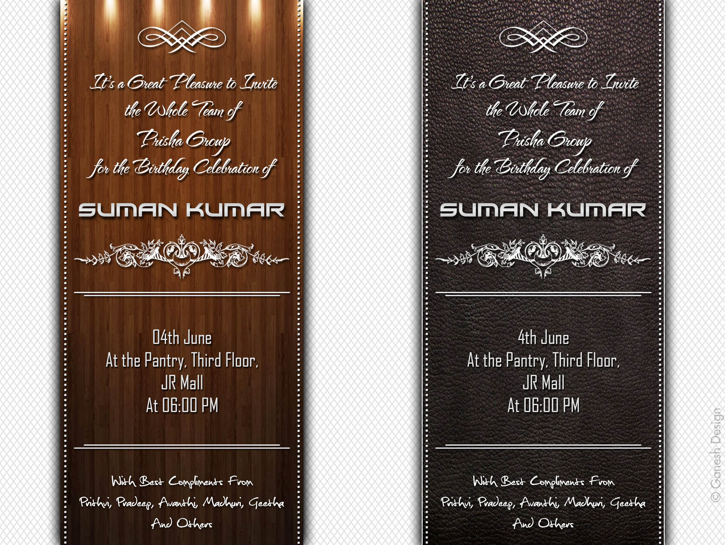 12 Psd Invitation Templates Images Free Wedding Invitation Psd intended for size 2393 X 1800